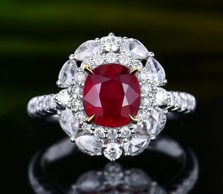 2ct Natural Ruby 18Kt Gold Ring