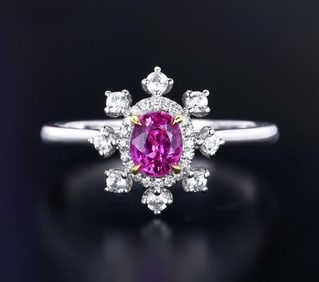 Natural Sapphire 18Kt Gold Ring