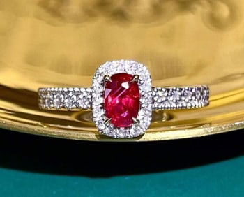 Mozambique Natural Ruby 18Kt Gold Ring