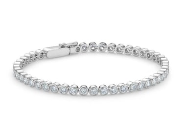 3.9cts Natural Diamond 18Kt Gold Bracelet