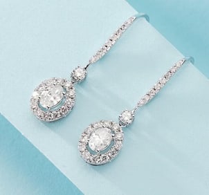 Natural Diamond 18Kt Gold Earrings