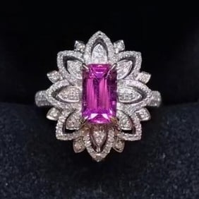 1.7ct Natural Sapphire 18Kt Gold Ring