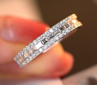 Natural Diamond 18Kt Gold Ring