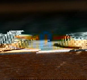 Natural Aquamarine 18Kt Gold Ring