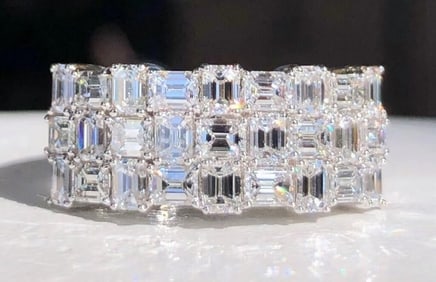3.2ct Natural Diamond 18K Gold Ring