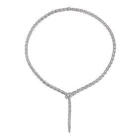 Natural Diamond Necklace 18K Gold