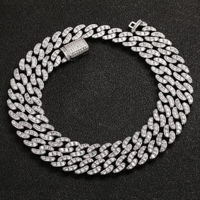 14.5ct Natural Diamond Necklace 18K Gold