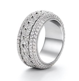 2.8ct Natural Diamond Ring 18K Gold