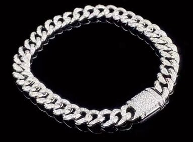 3ct Natural Diamond Bracelet 18K Gold