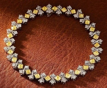 4.3ct Natural Diamond Bracelet 18K Gold