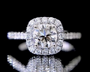 1ct Natural Diamond 18K Gold Ring