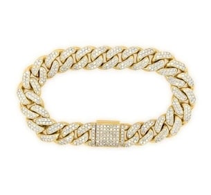 6.4ct Natural Diamond 18K Gold Bracelet