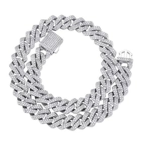 16.5ct Natural Diamond Necklace 18K Gold
