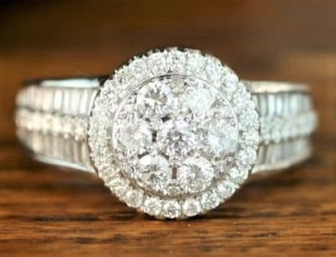 2ct Natural Diamond 18K Gold Ring