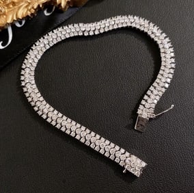 6.5ct Natural Diamond Bracelet 18K Gold