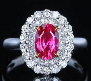 1.8ct Sri Lankan Sapphire Ring 18K Gold