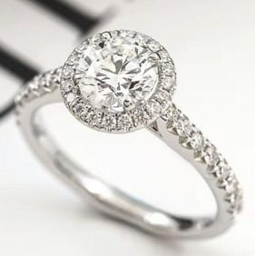 Natural Diamond Ring 18K Gold
