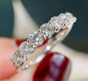 Natural Diamond 18K Gold Ring