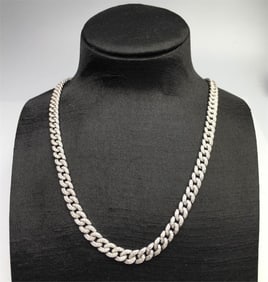 16ct Natural Diamond 18K Gold Necklace