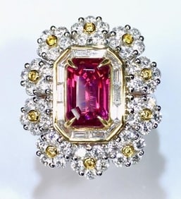 2.6ct Natural Ruby 18K Gold Ring