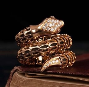 Natural Diamond 18K Gold Ring