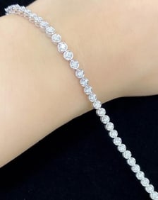 1.5ct Natural Diamond 18K Gold Bracelet