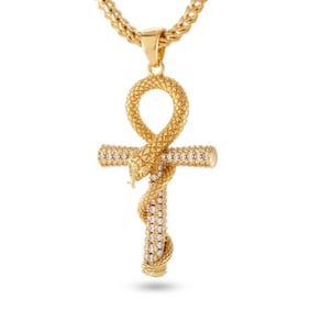 18K Gold Diamond Pendant