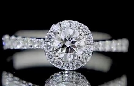 Natural Diamond 18Kt Gold Ring