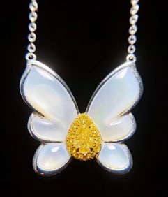 Natural Yellow Diamond 18Kt Gold Necklace