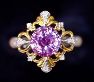 1.65ct Natural Sapphire 18Kt Gold Ring