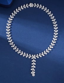 14.28ct Natural Diamond 18Kt Gold Necklace