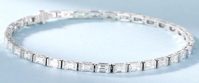 4.86ct Natural Diamond 18Kt Gold Bracelet
