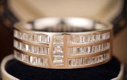 Natural Diamond 18Kt Gold Ring