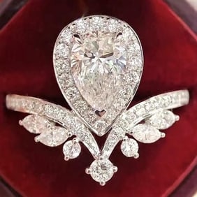 1ct Natural Diamond 18Kt Gold Ring