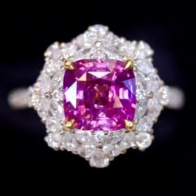 Natural Sapphire 18Kt Gold Ring