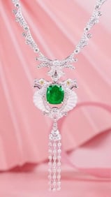 5ct Colombian Emerald 18Kt Gold Pendant