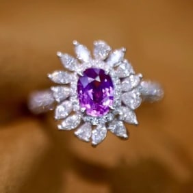 0.65ct Natural Sapphire 18Kt Gold Ring