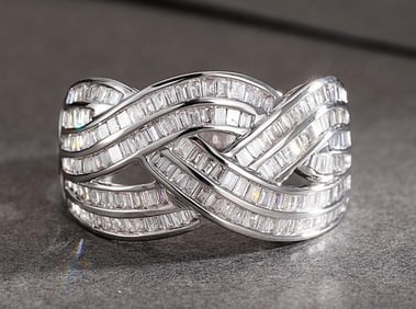 0.76cts Natural Diamond 18Kt Gold Ring