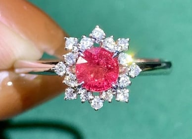Mozambique Ruby 18Kt Gold Ring