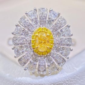 1.15ct Natural Diamond 18Kt Gold Ring