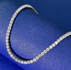 16.5cts Natural Diamond 18Kt Gold Necklace