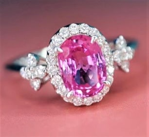 1.6ct Natural Sapphire 18Kt Gold Ring