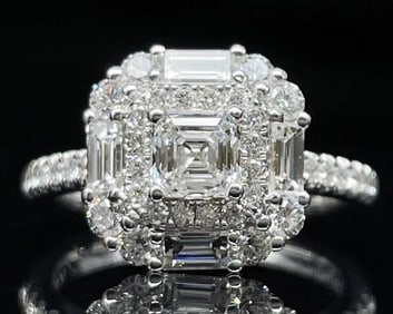 0.5ct Natural Diamond 18Kt Gold Ring