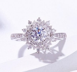 0.5ct Natural Diamond 18Kt Gold Ring