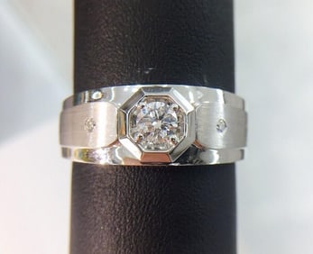 Natural Diamond 18Kt Gold Ring