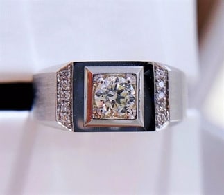 Natural Diamond 18Kt Gold Ring