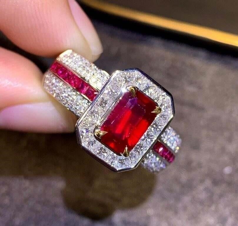 2ct Natural Ruby 18K Gold Ring - 3
