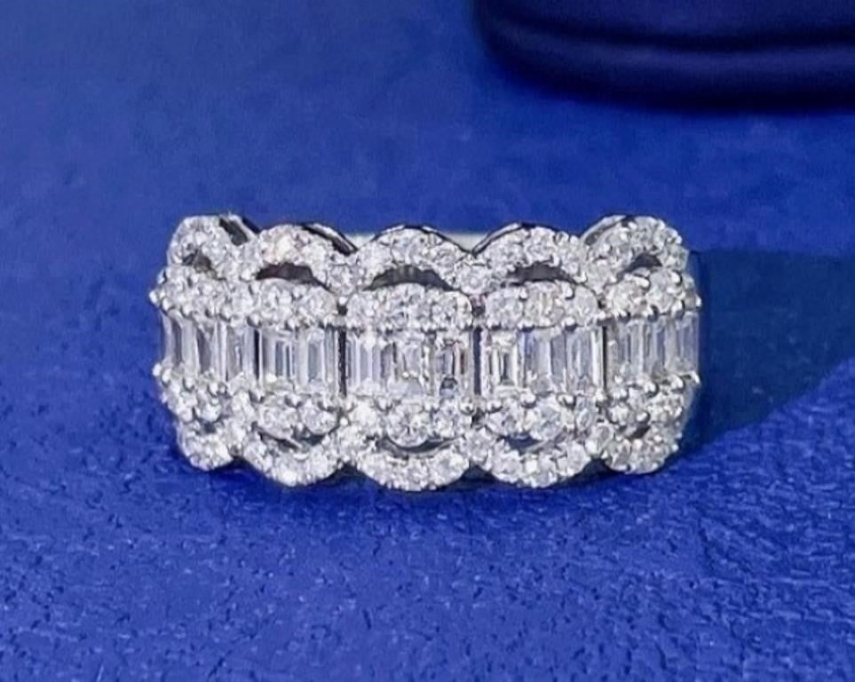 1ct Natural Diamond 18K Gold Ring (1 of 5)
