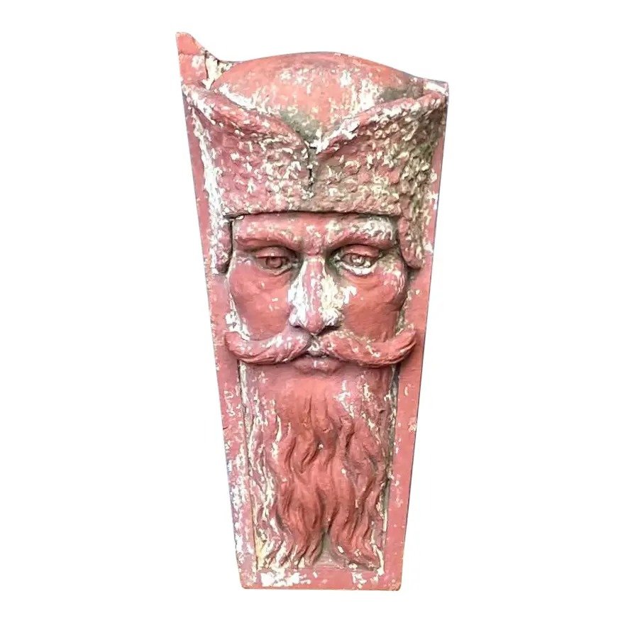 Vintage Boho Cast Cement Architectural Grotesque (1 of 10)