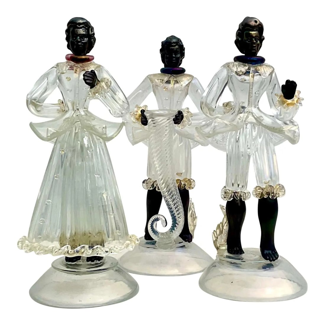 Vintage Regency Blown Glass Figurines After Murano (1 of 7)